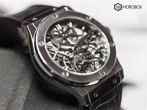 hublot classic fusion skeleton tourbillon replica|hublot classic fusion price.